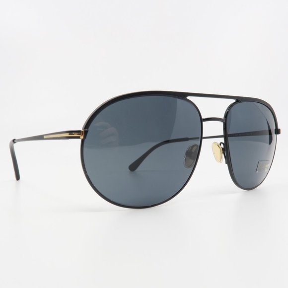 Tom Ford TF772 02A New Black/Gray GIO Pilot Sunglasses with box - Picture 3 of 6